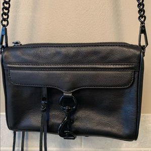 Brand New no tags Mini Mac Leather Crossbody Clutch
